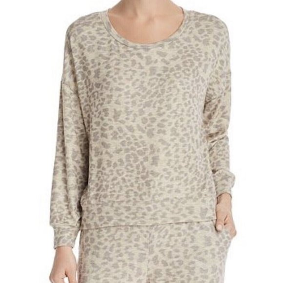 Sundry Leopard Print Sweatshirt - Size S - Picture 5 of 6
